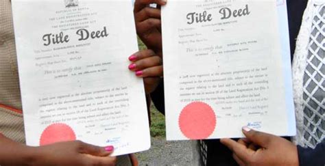 Loans On Title Deeds Nairobi